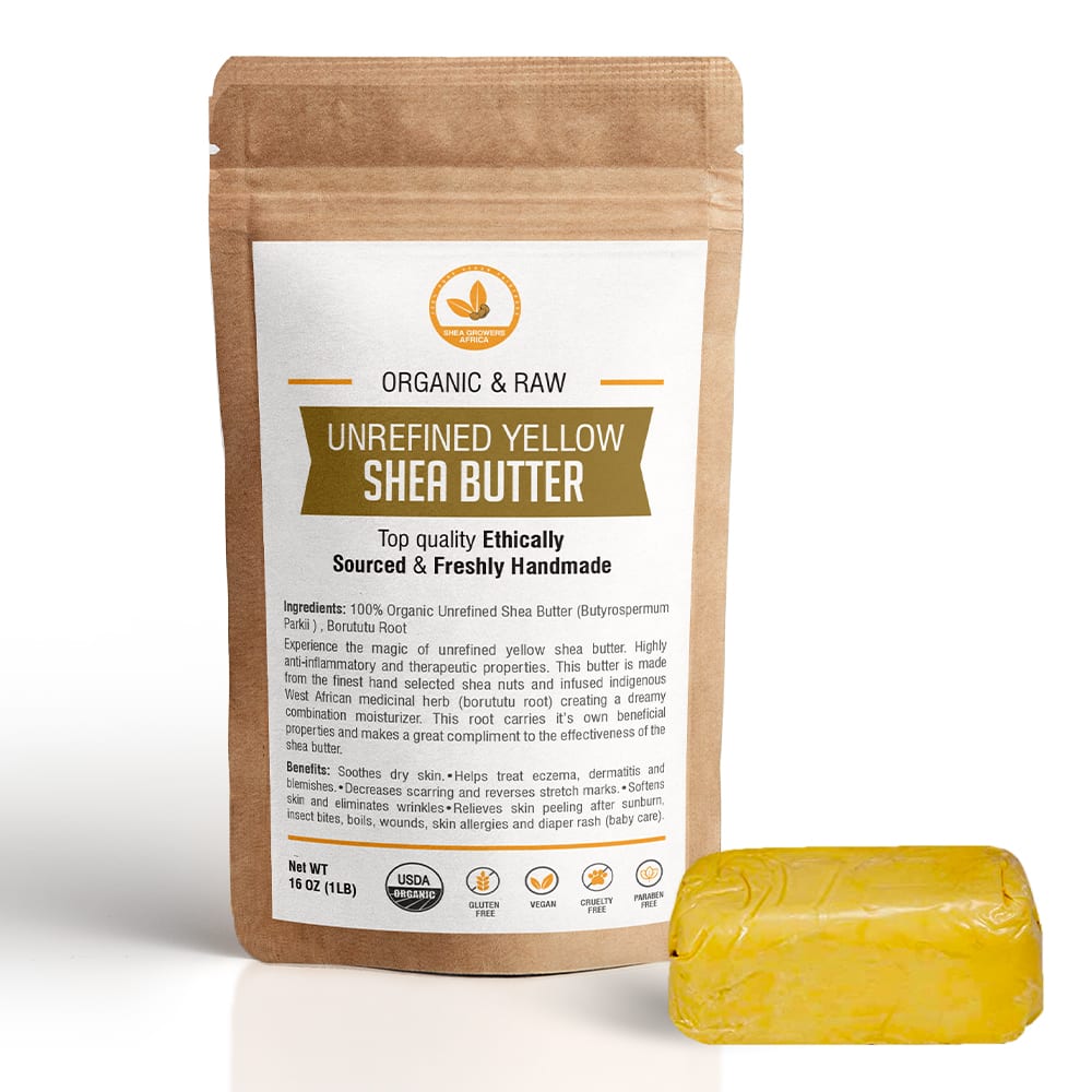 Bulk Unrefined Yellow Shea Butter – Sheagrowersafrica